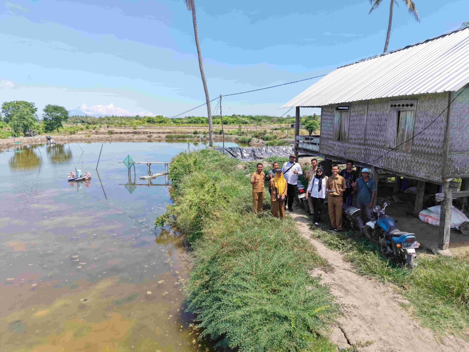 Tim Bidang Perikanan Budi Daya Lakukan Survei Lokasi Pelaksanaan Pelatihan Teknis
